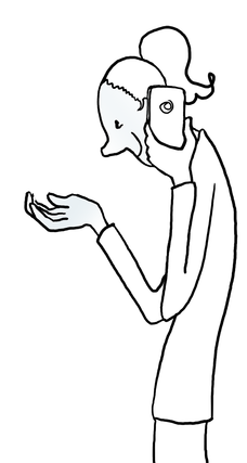 illustratie contact